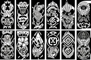 Crest of Ecuador tattoo idea