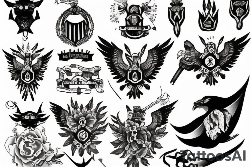 Crest of Ecuador tattoo idea