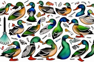 MALLARD DUCK tattoo idea