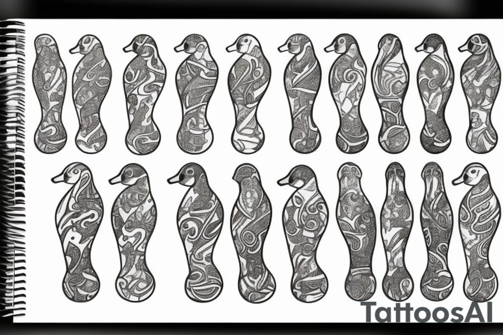 MALLARD DUCK tattoo idea