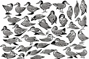 MALLARD DUCK tattoo idea