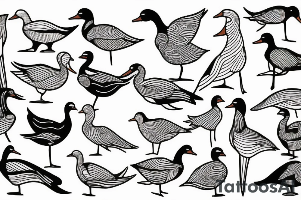 WATERFOWL tattoo idea