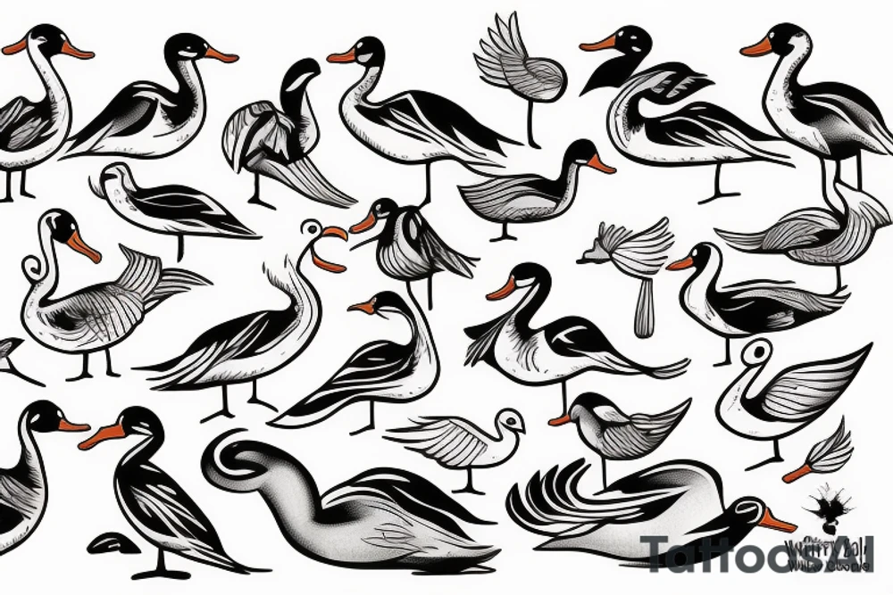 WATERFOWL tattoo idea