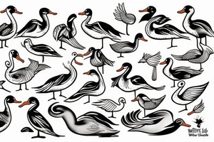 WATERFOWL tattoo idea