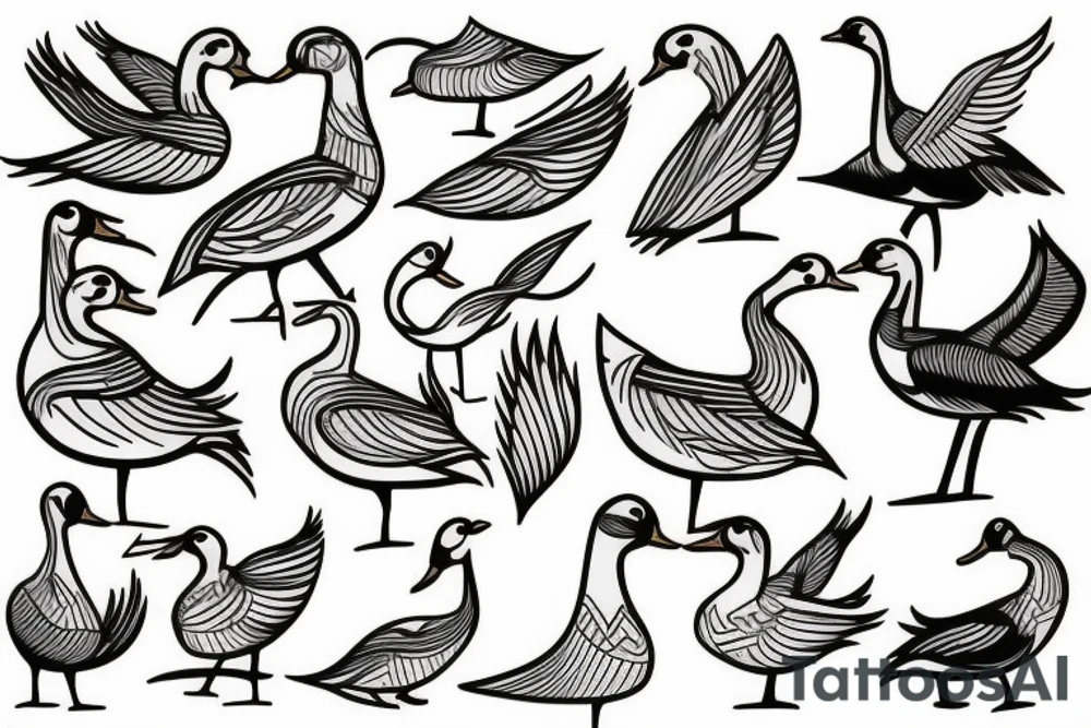 WATERFOWL tattoo idea