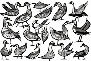 WATERFOWL tattoo idea