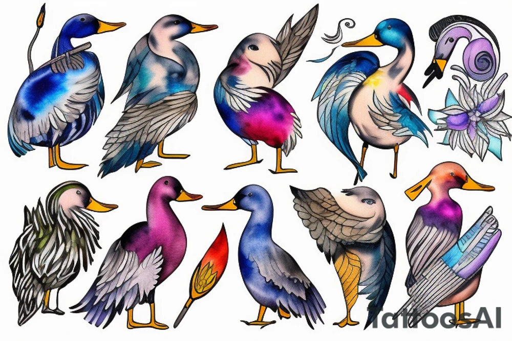 WATERFOWL tattoo idea