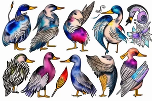 WATERFOWL tattoo idea