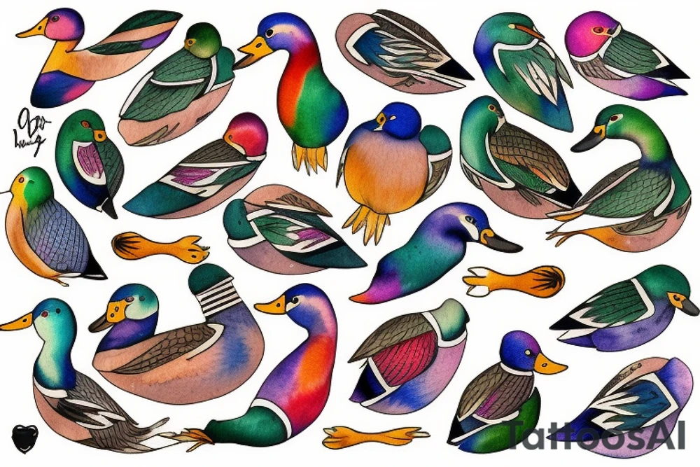 MALLARD tattoo idea