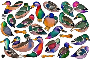 MALLARD tattoo idea
