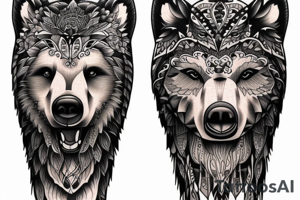 BEAR tattoo idea