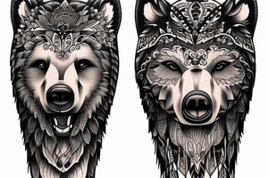 BEAR tattoo idea