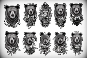 BEAR tattoo idea