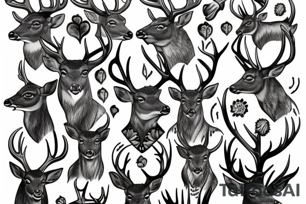 DEER tattoo idea