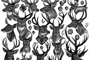DEER tattoo idea