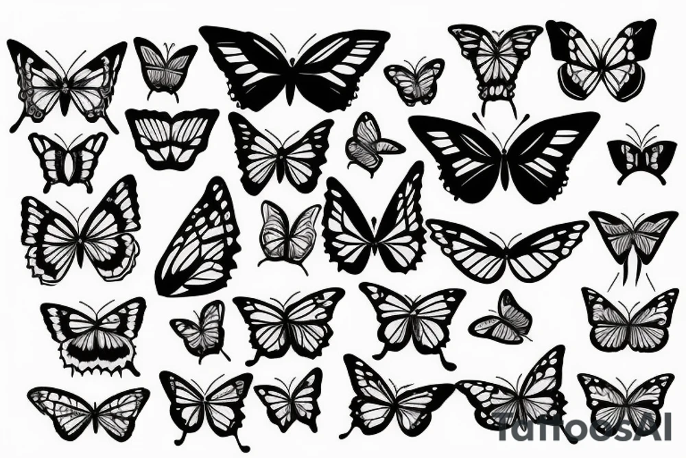 Images to cover a butterfly tattoo idea