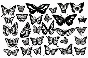 Images to cover a butterfly tattoo idea