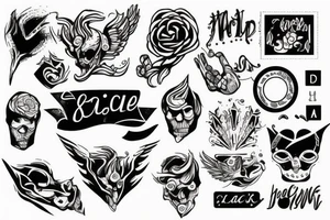 Piece sign tattoo idea