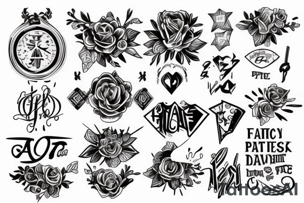 Piece sign tattoo idea