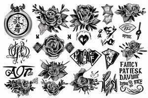 Piece sign tattoo idea