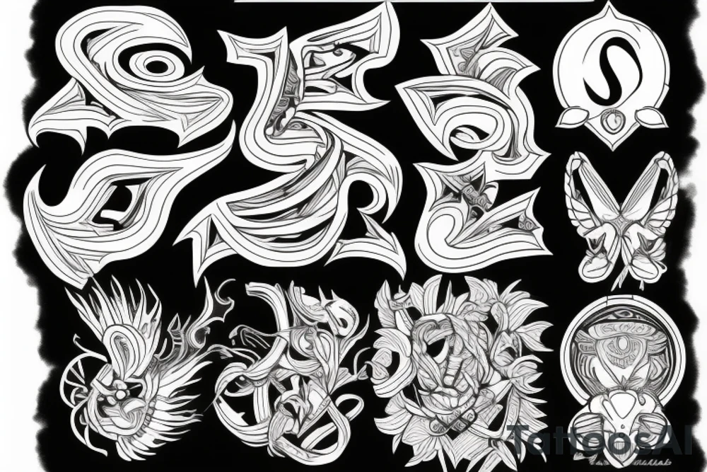 Piece tattoo idea
