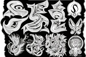 Piece tattoo idea
