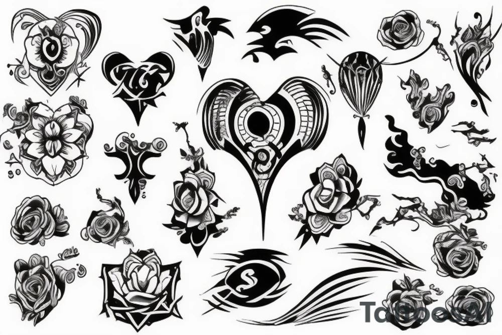 Piece tattoo idea