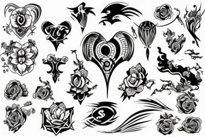 Piece tattoo idea