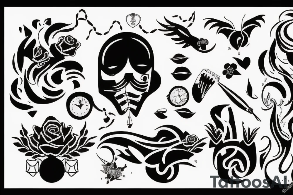 Piece tattoo idea