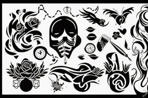 Piece tattoo idea