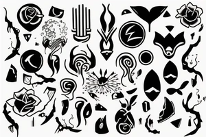 Piece tattoo idea