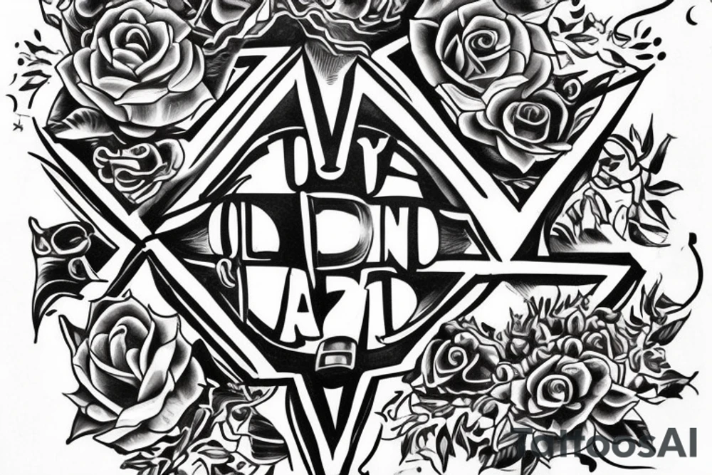 From Hope to Action, Destiny Unfolds
use this as a latin phrase

incorporate H.A.D as abbreviations 

the date 15 May 2021 in some format

Also incorporate Henry Arlo Duran tattoo idea