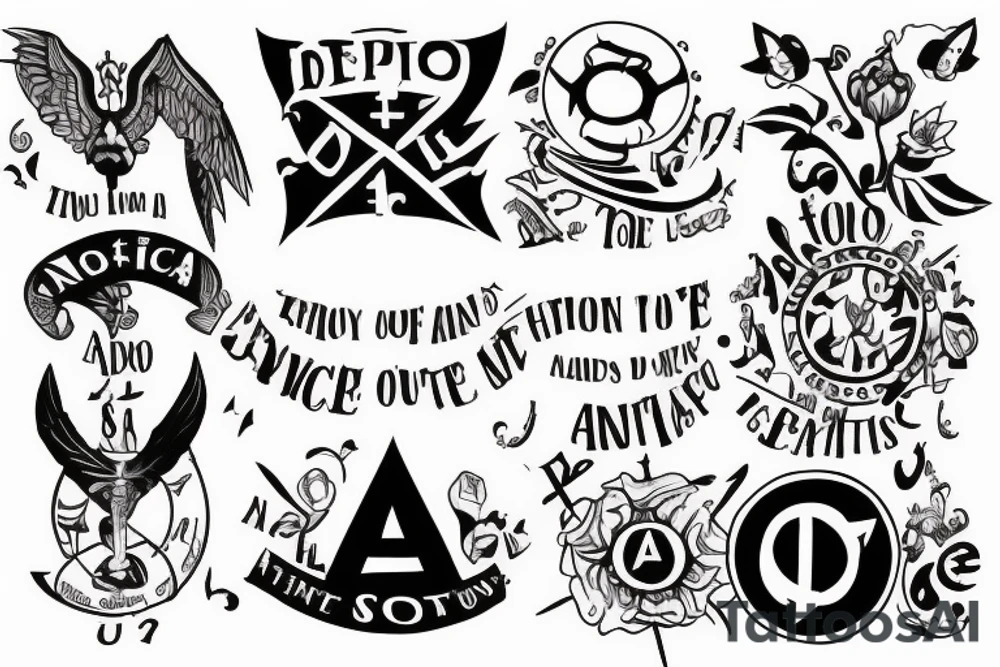 From Hope to Action, Destiny Unfolds
use this as a latin phrase

the date 15 May 2021 in numbers only

 incorporate "Henry Arlo Duran" tattoo idea
