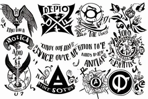 From Hope to Action, Destiny Unfolds
use this as a latin phrase

the date 15 May 2021 in numbers only

 incorporate "Henry Arlo Duran" tattoo idea