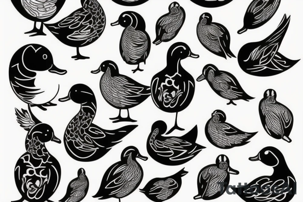 DUCK tattoo idea
