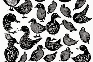 DUCK tattoo idea