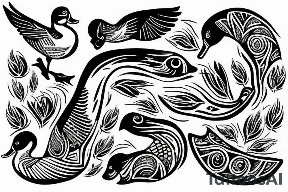 DUCK tattoo idea