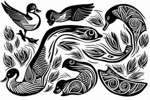 DUCK tattoo idea