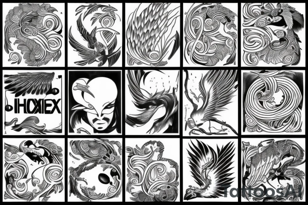phoenix tattoo idea