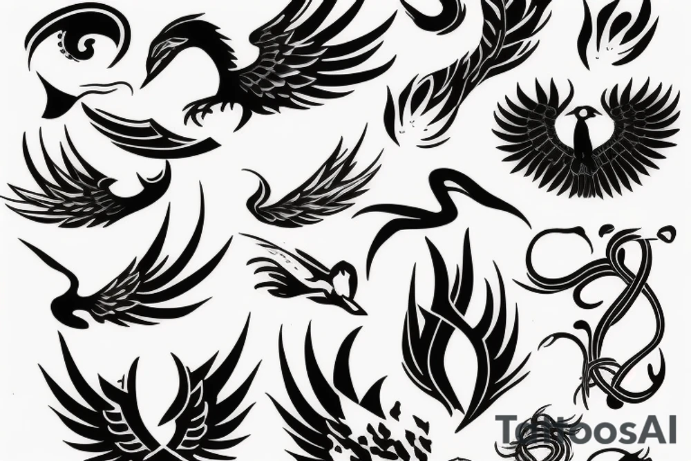 phoenix tattoo idea