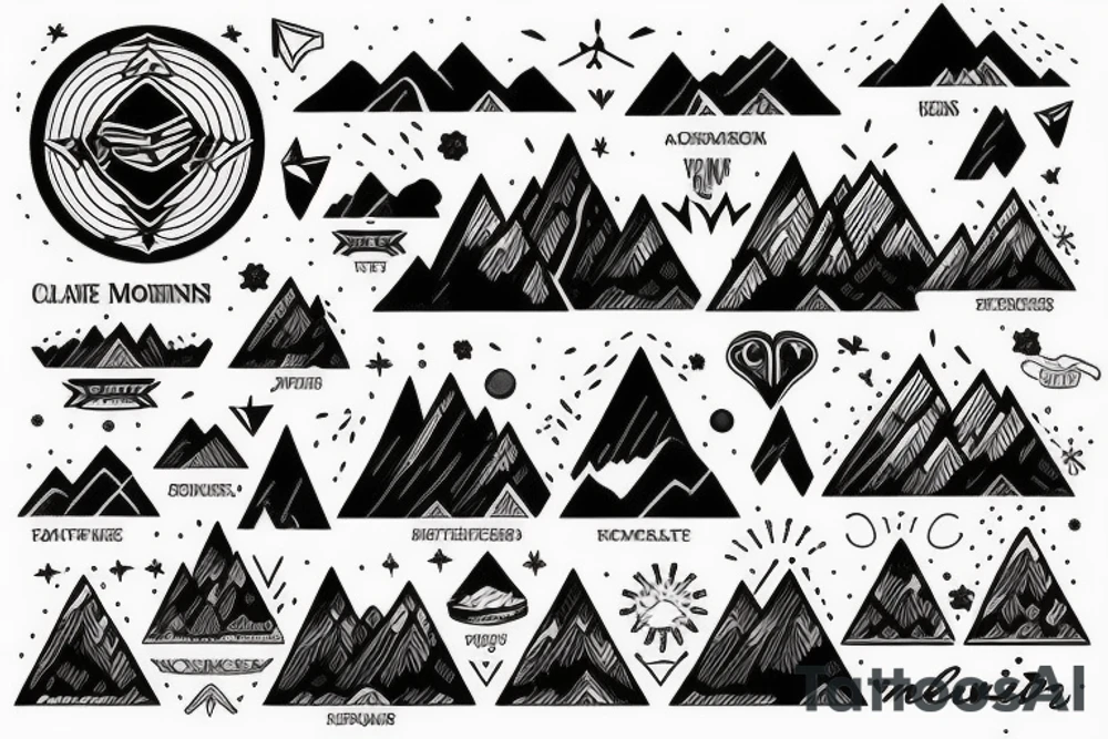 I can move mountains tattoo idea