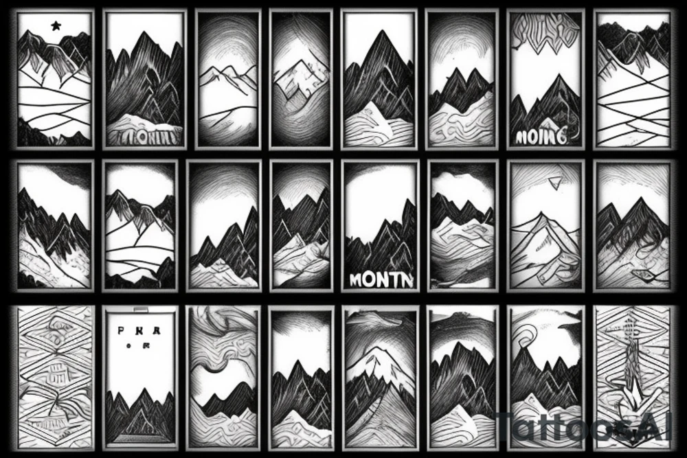 I can move mountains tattoo idea