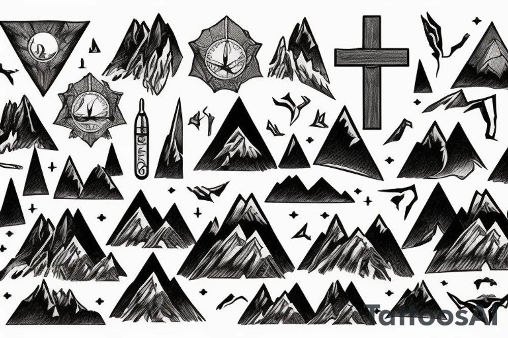 I can move mountains tattoo idea