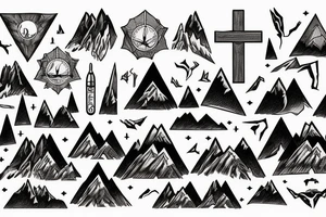 I can move mountains tattoo idea