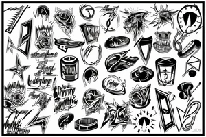 A lighting bolt tattoo idea