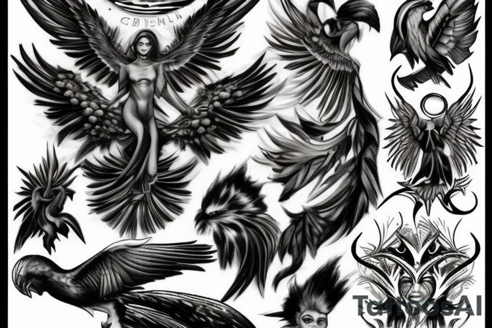 christian Phoenix tattoo idea