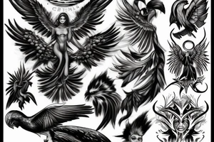 christian Phoenix tattoo idea