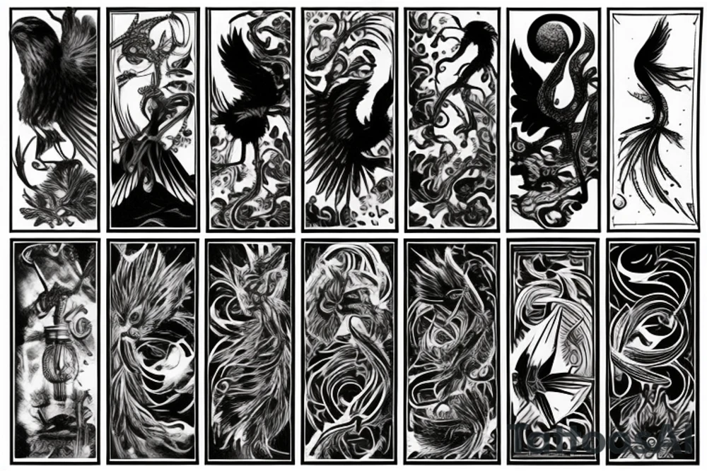 Phoenix tattoo idea