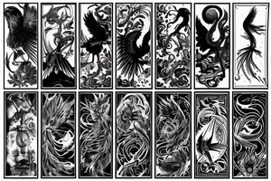 Phoenix tattoo idea