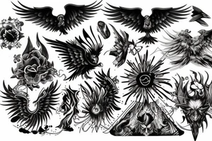 Phoenix tattoo idea